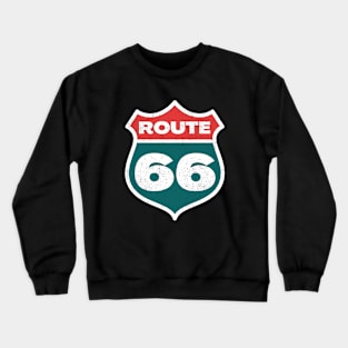 Route 66 Highway Crewneck Sweatshirt